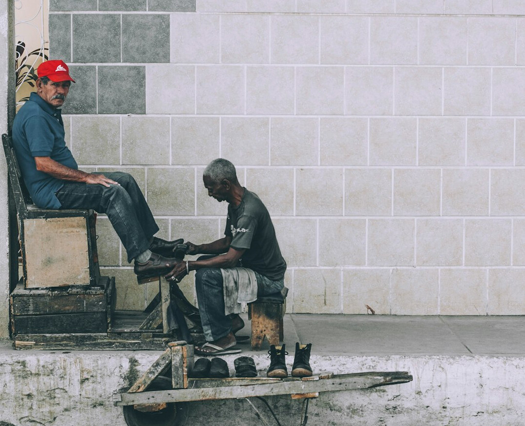 Business team meeting discussing a project at a table