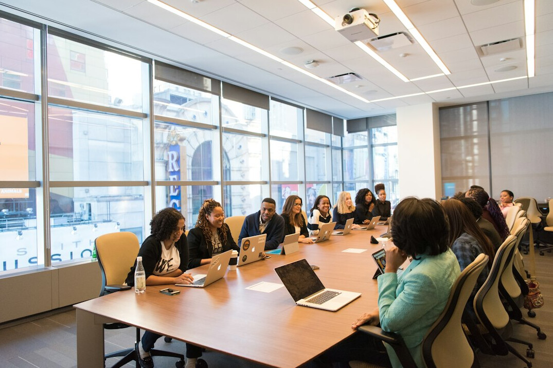 corporate digital transformation meeting