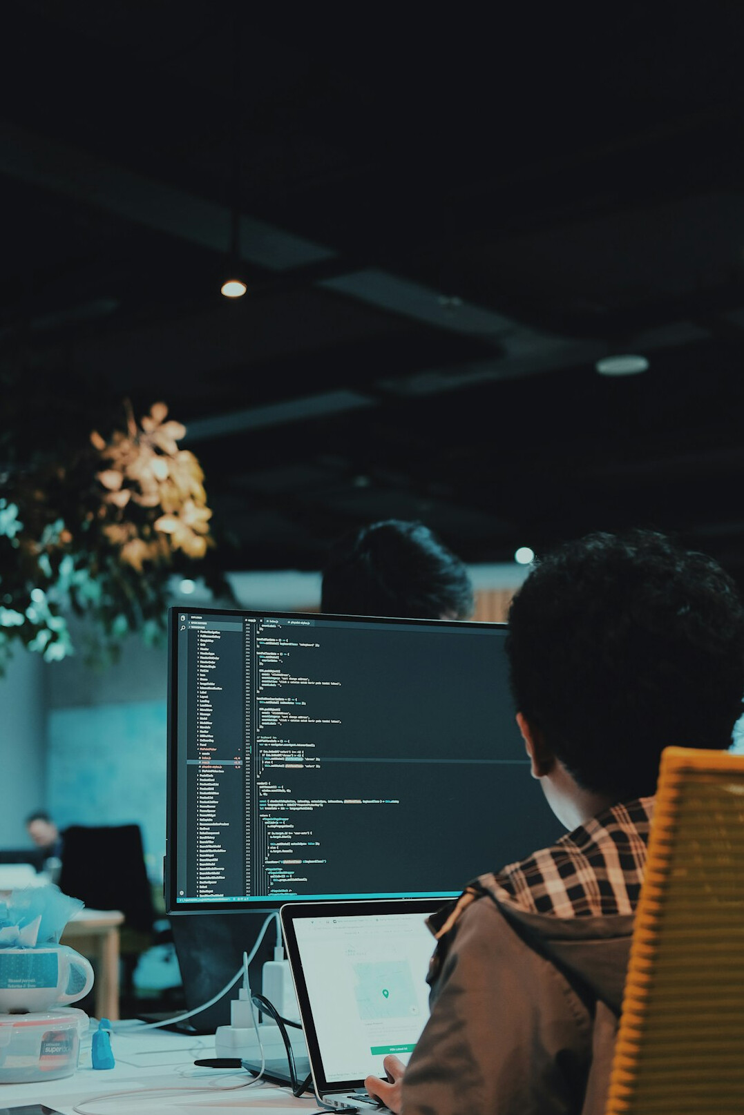 corporate software team coding